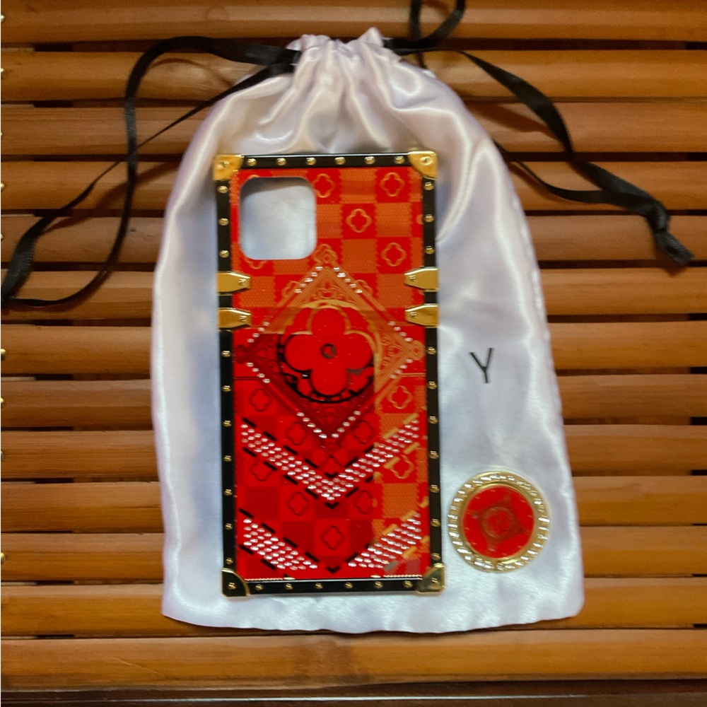 Purity iPhone 12 Case - Red & Gold
